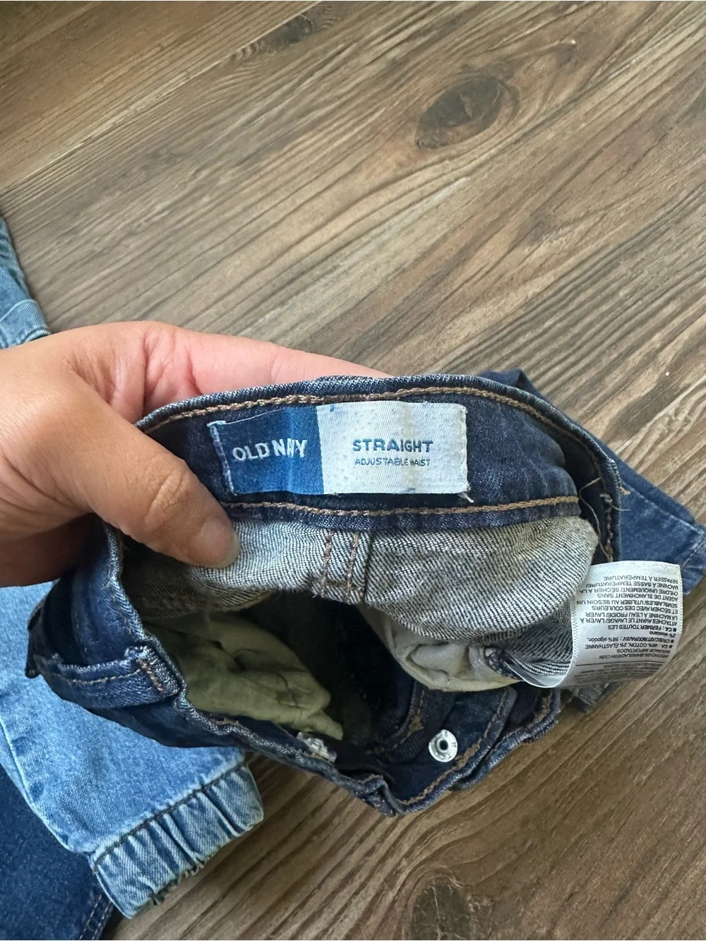 Kids Denim Cargo Joggers & Straight leg Jeans old navy/ Cat & Jacki Bundle Size